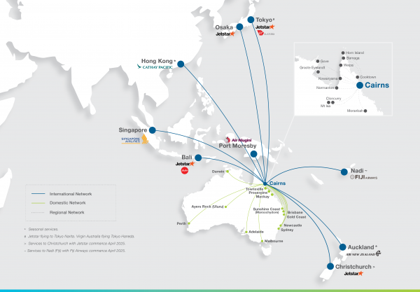 CA Route Map International Domestic November 25