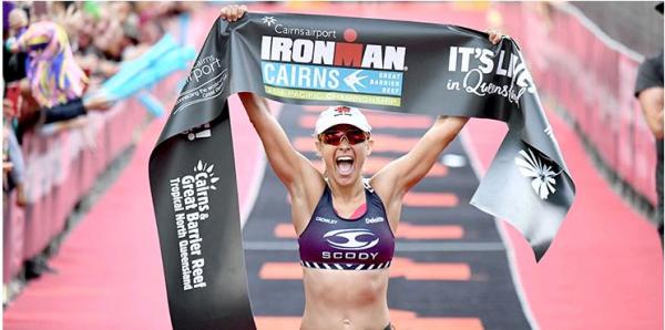Ironman winner Sarah Crowley