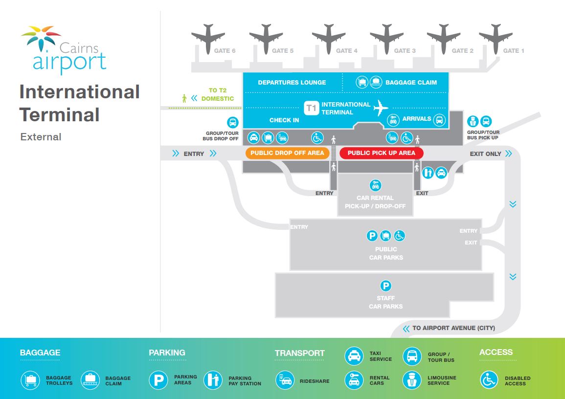 Maps » Cairns Airport