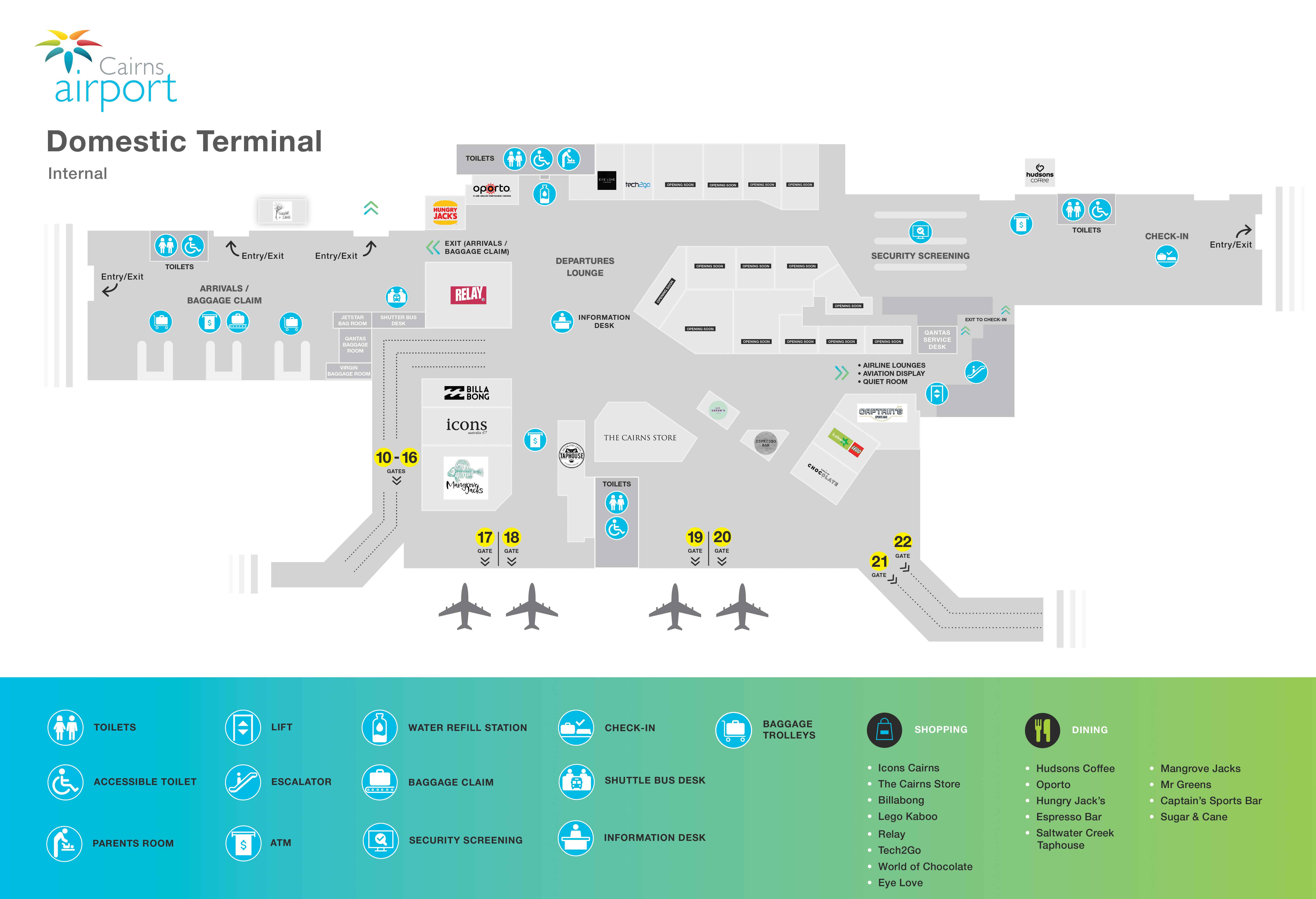 Maps » Cairns Airport