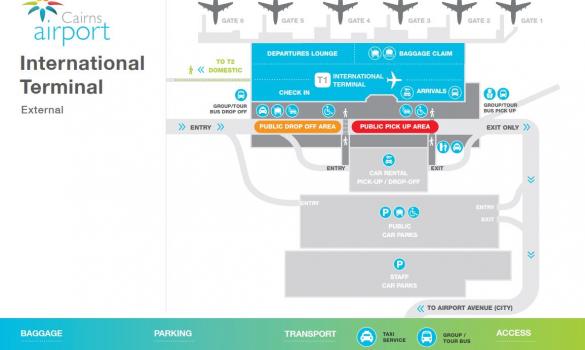 Maps » Cairns Airport